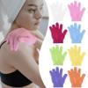 4-Pack Red Shower Exfoliating Gloves for Men and Women view 2