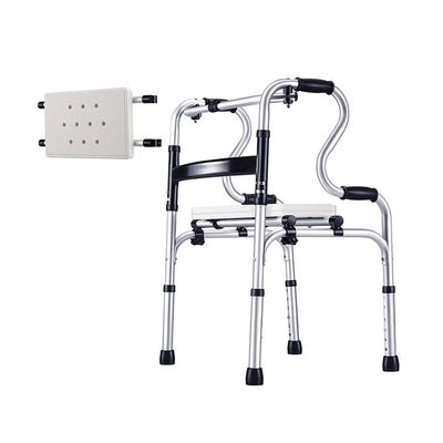 ADITAM Foldable Bariatric Heavy-Duty Aluminum Alloy Walker, Height-Adjustable