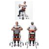 ADITAM Standard Walker with Armrests and Standing Aids, Safety Handbrake, Anti-Roll Lock, Double the Comfort view 4
