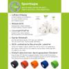 LisaCare Sport Tape - 2 Rolls 3.8cm Wide - Athletic Tape Set (Black) view 2