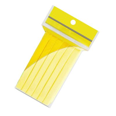 12 Compressed Facial Cleansing Sponges for Makeup Removal, Yellow