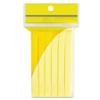 12 Compressed Facial Cleansing Sponges for Makeup Removal, Yellow view 2