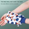 BYYLECL Exfoliating Shower Glove, Double-Sided Scrub Glove, Khaki view 2