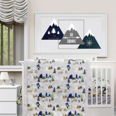 TANOFAR 4-Piece Crib Bedding Set for Boys, Infants and Toddlers