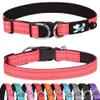 Haoyueer Padded Dog Collar - Reflective for Small, Medium, and Large Dogs (L, Hot Pink) view 1