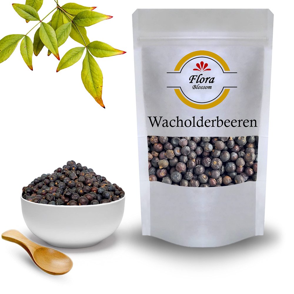 50 g Flora Blossom Juniper Berries | Whole, Dried, Highly Aromatic | Naturally Additive-Free