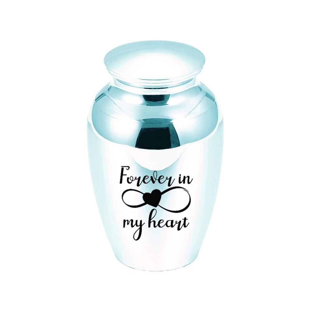 DOTUIARG 70 × 45 mm Blue Memorial Urn for Human or Pet Cremation Ashes