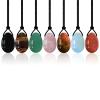 Yoni Egg Set - Rose Quartz & Amethyst view 3