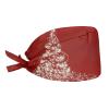 Jeiento Christmas Tree Shower Cap for Women, Large, One Size, Red view 1