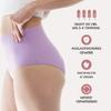 MYLILY Period Underwear | Organic Cotton | Leakproof, Washable | Suitable for Incontinence, Pregnancy & Postpartum (3x High Waist, Lilac, XS) view 4