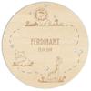 LAUBLUST Personalized Name Plaque – Jungle Series – Natural Wood view 1