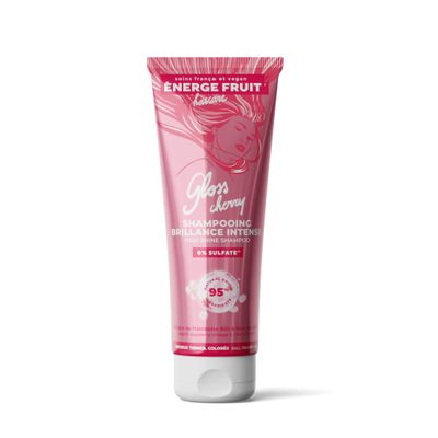 ENERGIE FRUIT Sulfate-Free Shampoo for Color-Treated & Highlighted Hair, Cherry Blossom & Organic Raspberry Vinegar, Vegan, 250 ml
