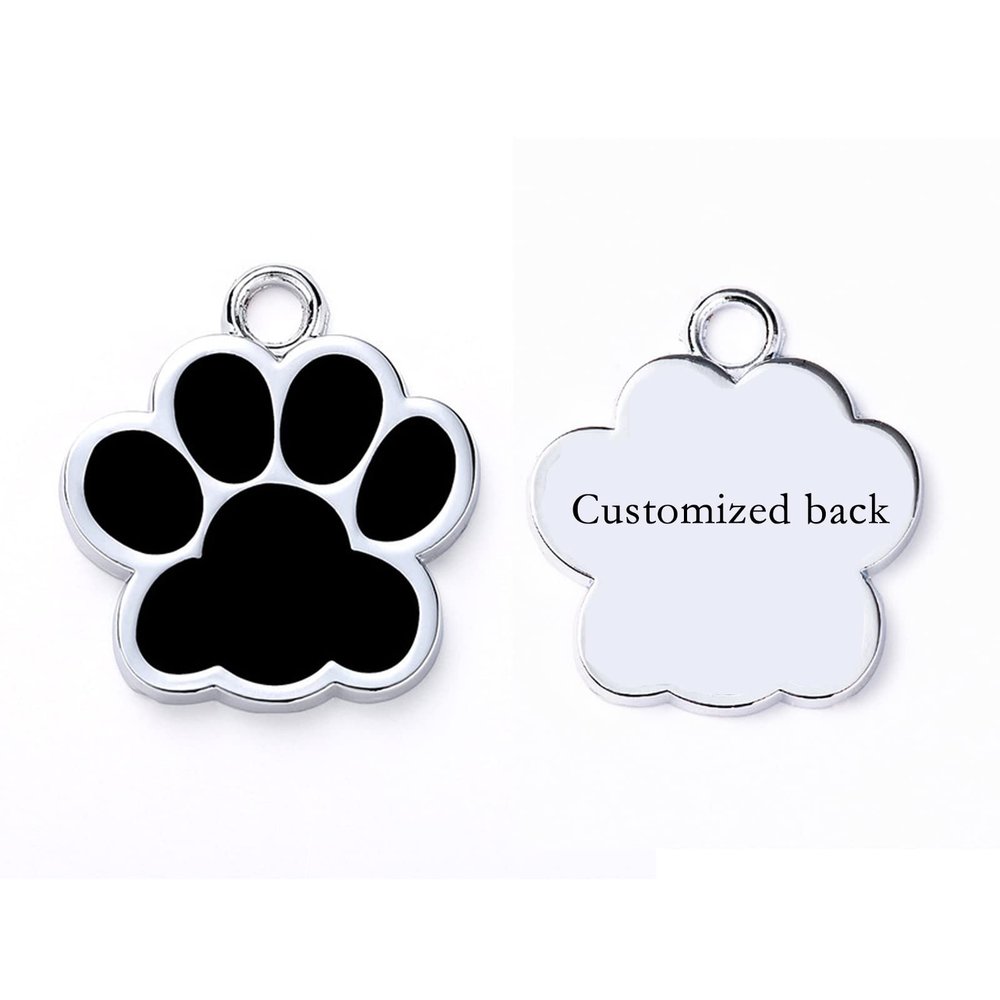 SUPPL Engraved Pet ID Name Tag for Dogs and Cats, Anti-Lost Collar Tag Accessory Gift