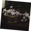 FRCOLOR 2-Piece Princess Tiara Crown Hairbands with Rhinestones view 4