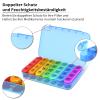 Betife 7-Day Pill Organizer, 4 Compartments, Small, BPA-Free view 3