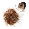 Messy Bun Hairpiece with Elastic Band, Synthetic Wavy Updo Extension view 1