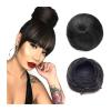 Synthetic Bun Hairpiece with Elastic Band view 2