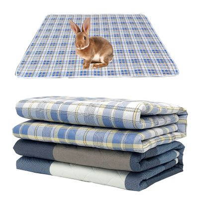 WEWAYKGJ Rabbit Cage Liners, Guinea Pig Bedding, Waterproof, Reusable, Washable, for Small Animals, Large Size, 2-Pack