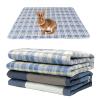 WEWAYKGJ Rabbit Cage Liners, Guinea Pig Bedding, Waterproof, Reusable, Washable, for Small Animals, Large Size, 2-Pack view 1