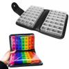 JAWSEU Weekly Pill Organizer, 56 Compartments, 4 Daily Doses, with PU Leather Cover view 2