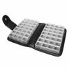 JAWSEU Weekly Pill Organizer, 56 Compartments, 4 Daily Doses, with PU Leather Cover view 3
