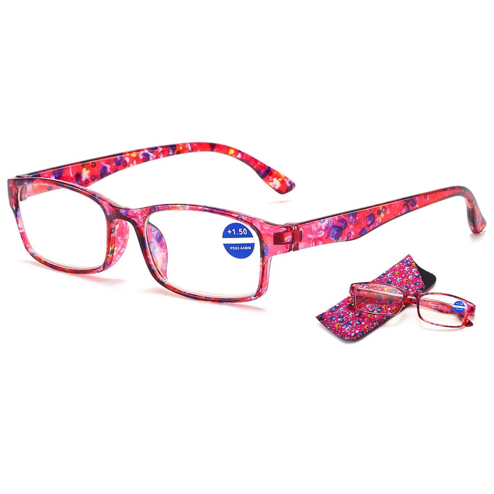 Lanomi Blue Light Filter Reading Glasses Floral Pattern