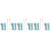 Mipcase 6-Piece Pet Dental Care Set with Dual-Head and Finger Toothbrushes for Dogs and Cats view 1