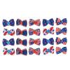 HEEPDD Patriotic Dog Hair Bows - 20 Pack view 1