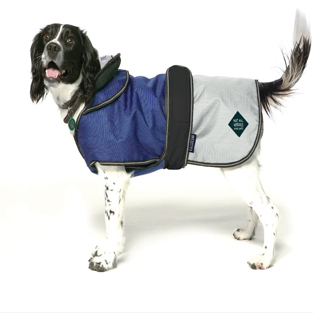 Danish Design Battersea Dogs Home 2-in-1 Dog Coat, 50 cm, Blue