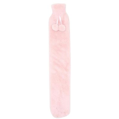 Extra-Long Hot Water Bottle Cover with Removable Knitted Cover for Waist, Hand, and Foot Warming, 334 (Color: 8)