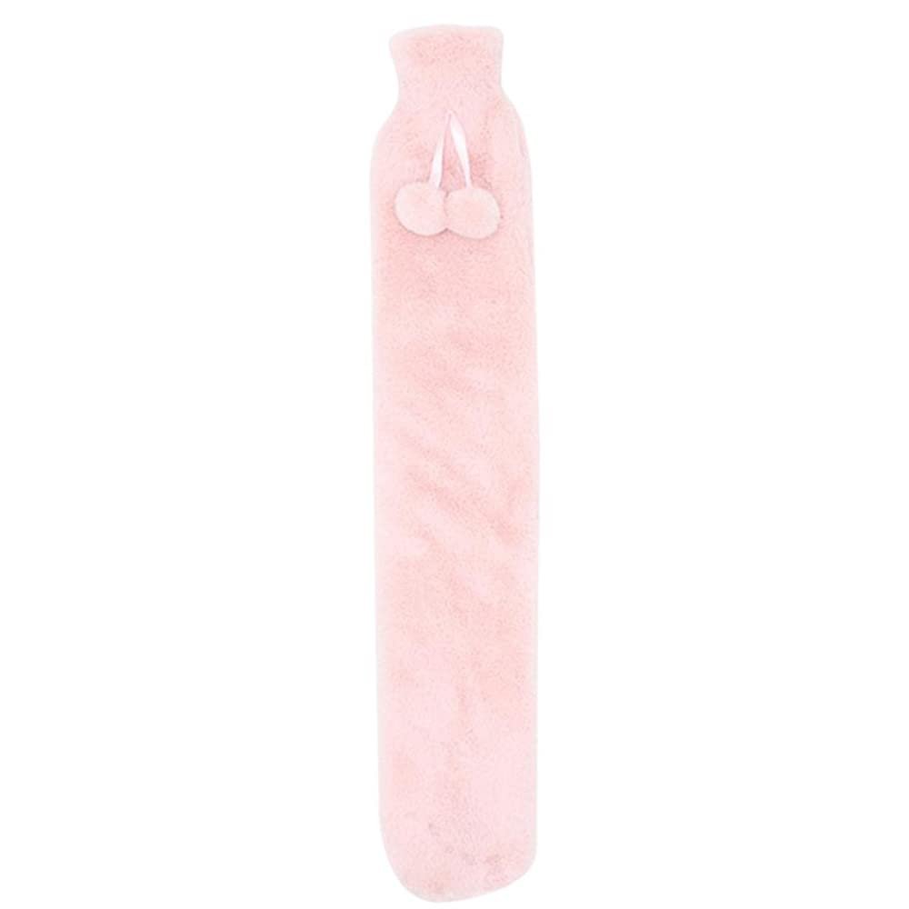 Extra-Long Hot Water Bottle Cover with Removable Knitted Cover for Waist, Hand, and Foot Warming, 334 (Color: 8)