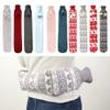 Extra-Long Hot Water Bottle Cover with Removable Knitted Cover for Waist, Hand, and Foot Warming, 334 (Color: 8) view 2