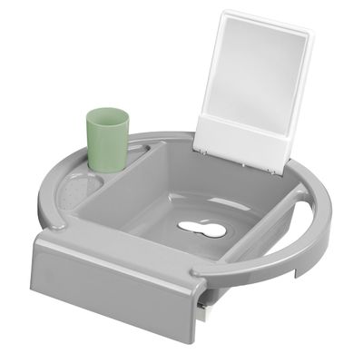 Rotho Babydesign Kiddy Wash Children's Bathtub Wash Basin with Mirror