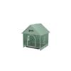 LUCBEI Wrought-Iron Dog Crate with Toilet, Green, Size 01 view 1