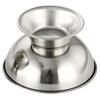 FRCOLOR Reusable Stainless Steel Shaving Bowl, Silver, Large view 1