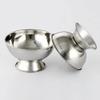 FRCOLOR Reusable Stainless Steel Shaving Bowl, Silver, Large view 3