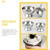 FRCOLOR Reusable Stainless Steel Shaving Bowl, Silver, Large view 4