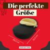 Heitmann Sheepskin Foot Warmer, approx. 29 x 32 cm (Black) view 3