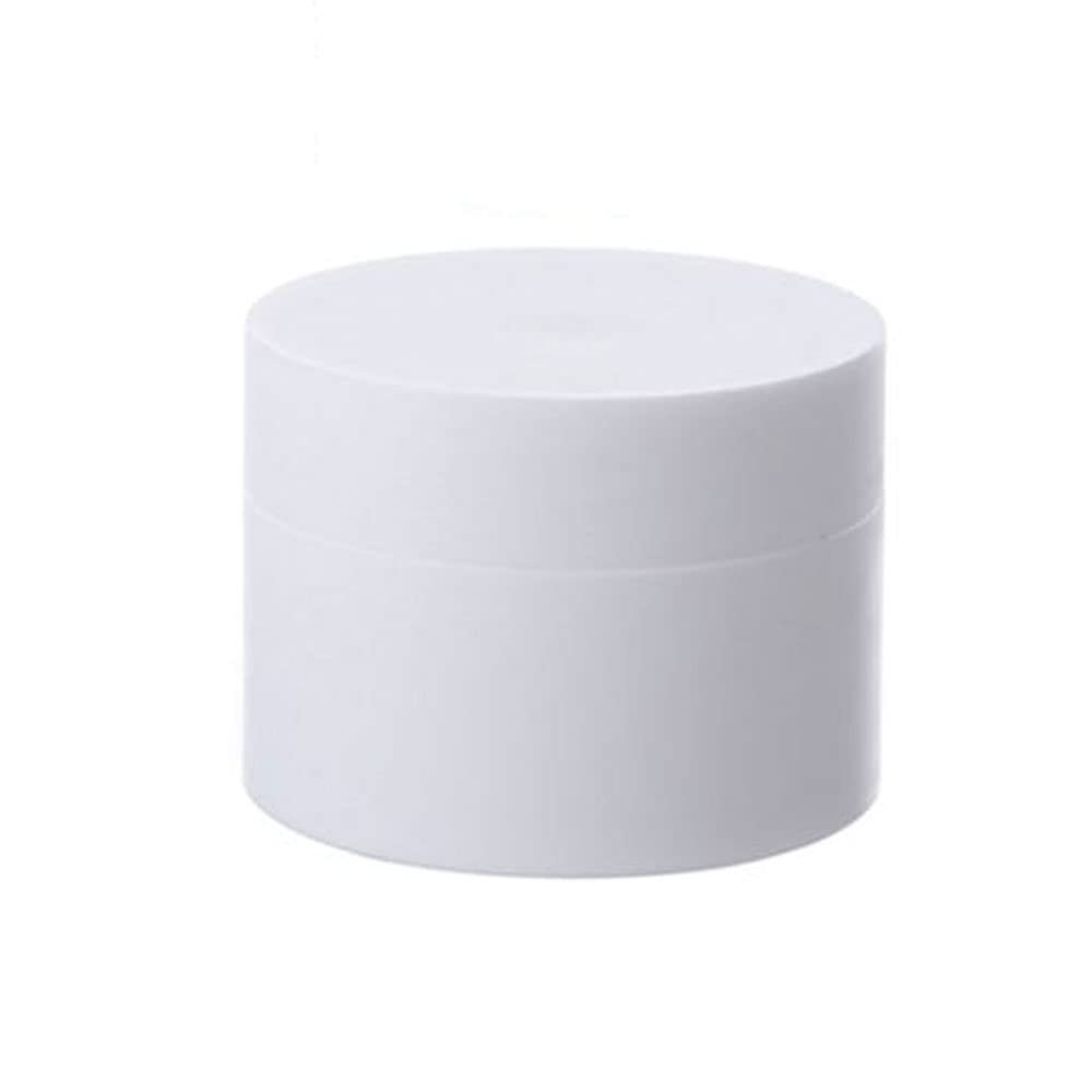 1 pc Empty PP Facial Cream Jar, Cosmetic Plastic Container with Lid, Frosted White, 5 ml