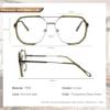 Global Glasses Classic Retro Blue-Light-Blocking Glasses, Non-Prescription, Unisex Fashion Frames view 4