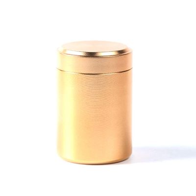 ezqnirk 70 mL Airtight Odor-Proof Aluminum Stash Jar, Gold