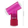 Universal Hair Diffuser Cover with Adhesive Stick, Purple view 4