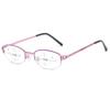 Lanomi Women's Progressive Multifocal Reading Glasses, Blue-Light Filter, Red, +1.0 view 1