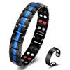 Vicmag Magnetic Bracelet and Ring for Men, Stainless Steel view 1