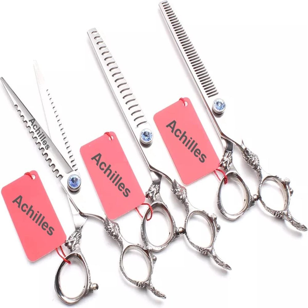 Achilles Dragon Dog Scissors Set, 6-Inch