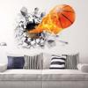 3D Basketball Wall Sticker for Kids' Rooms view 1