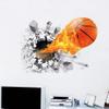 3D Basketball Wall Sticker for Kids' Rooms view 2