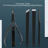 TONECY 18-Piece Stainless Steel Manicure and Pedicure Set with Scissors, Tweezers, Ear Pick, Nail Clippers and Facial Care Tools view 3