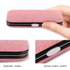 TONECY 8-Piece Stainless Steel Nail Clipper Set with Case, Gray view 4