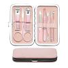 TONECY Rose Gold Professional Stainless Steel Manicure & Pedicure Set, 8-Piece view 1